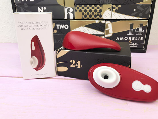 Amorelie Adventskalender 2019 - Inhalt - Druckwellenvibrator Womanizer Liberty